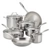 Tramontina 12 Piece Tri Ply Clad Stainless Steel Cookware Set T15U 1