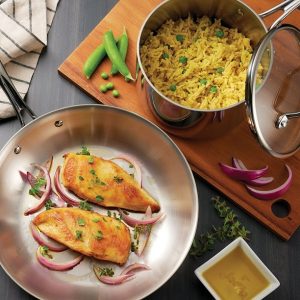 Tramontina 12 Piece Tri Ply Clad Stainless Steel Cookware Set T15U 2