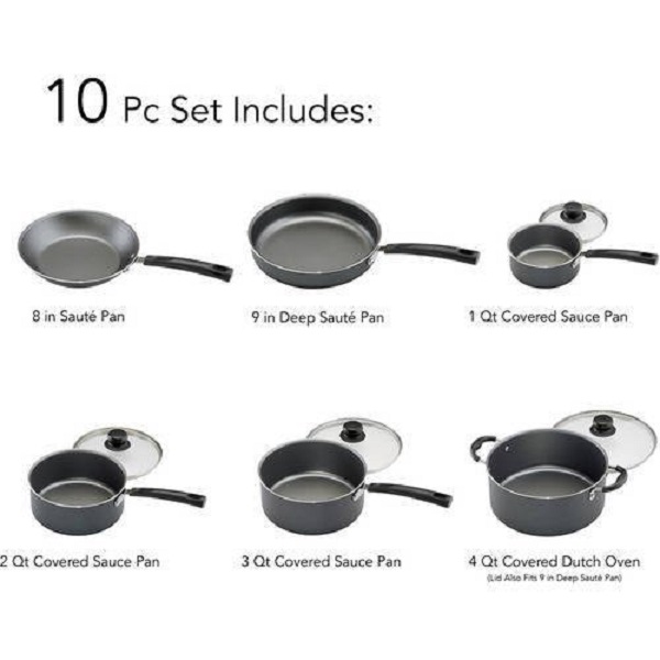 Tramontina Primaware Non-stick Cookware Set T15Y 4 Tramontina Primaware Non-stick Cookware Set T15Y - Image 2