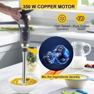 VEVOR Commercial Immersion Blender Constant Speed Heavy Duty V12A 3