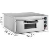 VEVOR Commercial Pizza Oven 2200W Stainless Steel Countertop V7E 1