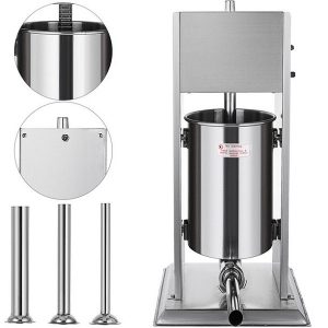 VEVOR Commercial Sausage Stuffer 3L7 lbs,CE Standards 2-Speed V7E 9 VEVOR Commercial Sausage Stuffer 3L7 lbsCE Standards 2 Speed V7E 2