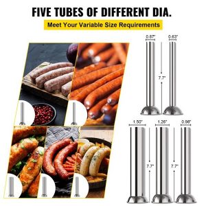 VEVOR Commercial Sausage Stuffer 3L7 lbs,CE Standards 2-Speed V7E 12 VEVOR Commercial Sausage Stuffer 3L7 lbsCE Standards 2 Speed V7E 5