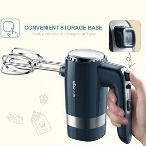 Walmeck 300W Electric Egg Beater Automatic Milk Foam Maker W10U 2