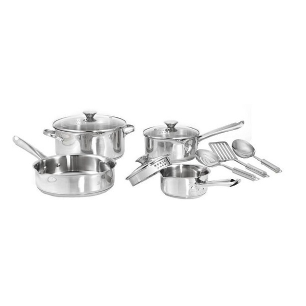 WearEver Cook and Strain 10-Piece Stainless W15U 3 WearEver Cook and Strain 10-Piece Stainless W15U