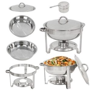 ZENY 2 Pack Chafing Dish Set Buffet Catering Stainless Steel Food Z7M 6
