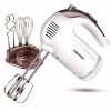 dmofwhi 5 speed hand mixer electric 300w ultra power kitchen d10u 1
