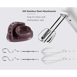 dmofwhi 5 speed hand mixer electric 300w ultra power kitchen d10u 2