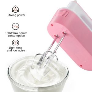 ✪ Hand Mixer Electric Handheld Mixer for Baking Cake Egg Cream H10I 4