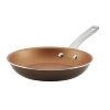 Ayesha Home Collection Porcelain Enamel Nonstick Skillet A18W 1