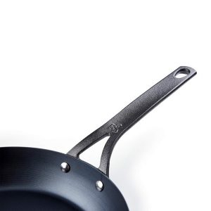 BK Cookware Black Steel 12 Inch Open Frypan B18I 3
