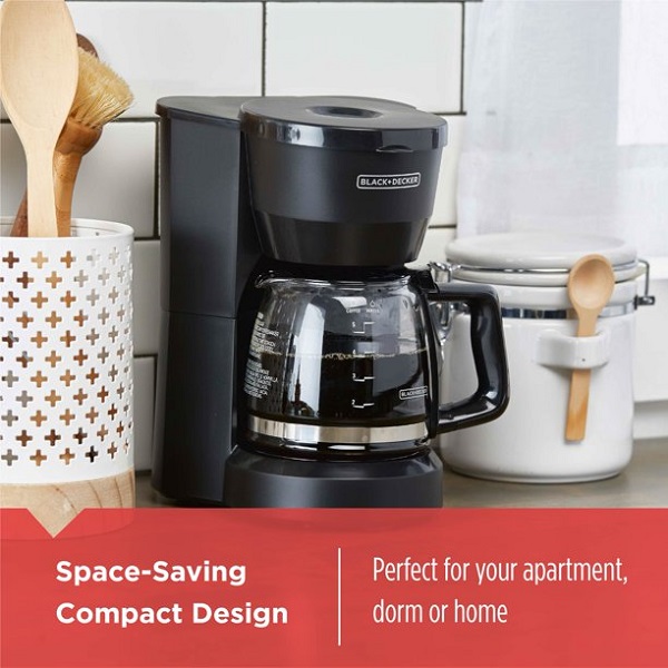 BLACK+DECKER 5-Cup Coffeemaker, Black B31Y 5 BLACK+DECKER 5-Cup Coffeemaker, Black B31Y - Image 3