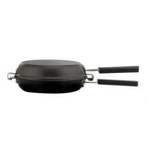 Bon Chef 61274 8.62 x 3.25 x 6.25 in. 1 Min Omelet Pan with Black B18S