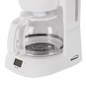 Brentwood 10 Cup Digital Coffe Maker in White B02P 2