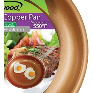Brentwood BFP 2810C 8 inch and 10 inch Non Stick Induction Copper B18L 3