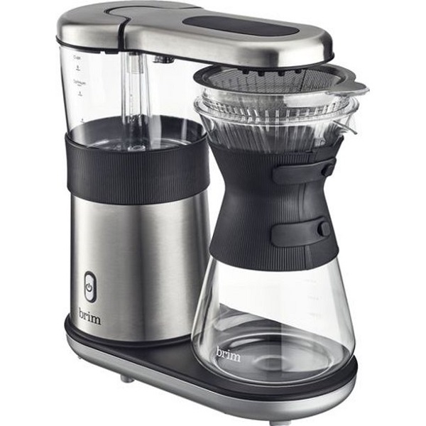 Brim - 8-Cup Electric Pour Over Coffee Maker - Stainless Steel B02G 3 Brim - 8-Cup Electric Pour Over Coffee Maker - Stainless Steel B02G