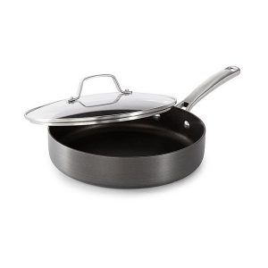 Calphalon Classic Nonstick Saute Pan with Cover 5 quart Grey C13J 2