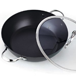 Cooks Standard 12 Hard Anodize Nonstick All Purpose Pan with Lid Black C18L 2