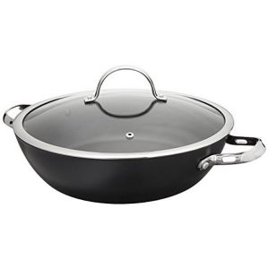 Cooks Standard 12 Hard Anodize Nonstick All Purpose Pan with Lid Black C18L 3