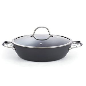 Cooks Standard 12 Hard Anodize Nonstick All Purpose Pan with Lid Black C18L 4