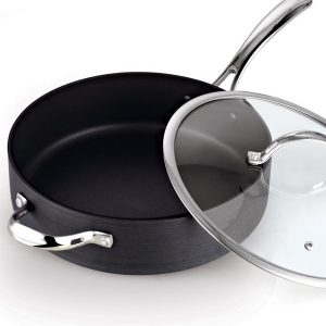 Cooks Standard Hard Anodize 11 Deep Saute Pan with Cover 5 qt C13E 5