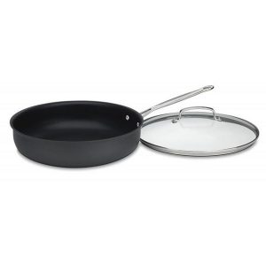 Cuisinart Chef's Classic Non-Stick Deep Fry Pan With Cover - 12 Inch Pan, 1.0 CT C18K