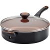 Farberware Glide Ceramic Nonstick Saute Pan Frying Pan Fry Pan F17E 1