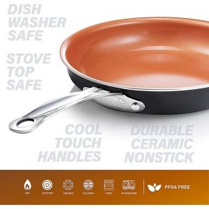Gotham Steel Diamond Nonstick Frying Pan Set G17I 3