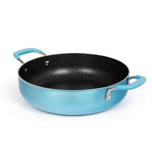 Granite Stone Everyday Pan with Steamer Aluminum Non stick G18R 4