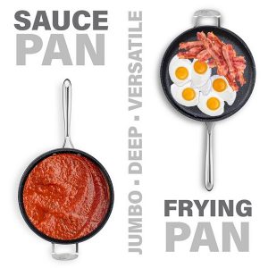 Granitestone Jumbo Cooker with Lid Nonstick Triple Coated Surface G13A 5