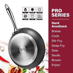 Granitestone Pro Hard Anodized 3 pack Fry Pan Non stick Oven Safe G18W 2