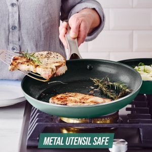 Green Diamond Ceramic Nonstick Open FrypanSkillet 12 G17O 5