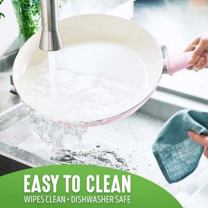 GreenLife Grip Healthy Ceramic Nonstick Frying PanSkillet Set G18E 2