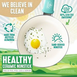 GreenLife Soft Grip Healthy Ceramic Nonstick Frying Pan G17Y 4