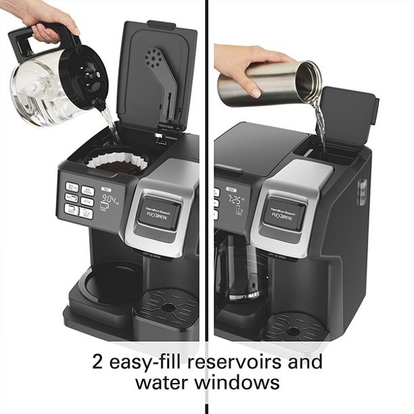 Hamilton Beach FlexBrew 2-Way Brewer Programmable Coffee Maker H01W 6 Hamilton Beach FlexBrew 2-Way Brewer Programmable Coffee Maker H01W - Image 4
