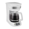 Hamilton Beach Programmable 12 Cup Coffee Maker White H30C 1