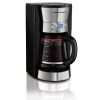 Hamilton Beach Programmable Coffee Maker 12 Cups Black H29W 1