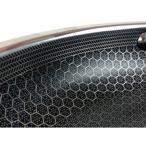 HexClad Residential 12 Hybrid Stainless SteelNonstick Wok Pan H18H 2