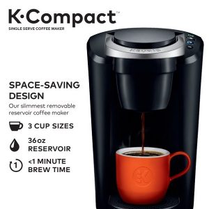 Keurig K Compact Single Serve K Cup Pod Coffee Maker Black K30T 2