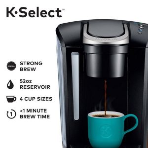 Keurig K Select Single Serve K Cup Pod Coffee Maker Graphite K01P 4