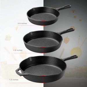Kookantage Cast Iron Skillet Pre Seasoned K18L 3