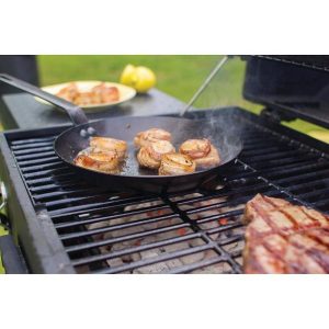 Lodge 10 Seasoned Carbon Steel Skillet CRS10 10 Inch Diameter L17D 4