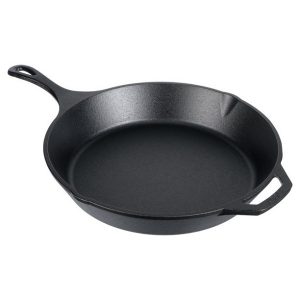 Lodge Seasoned Cast Iron 13.25 Skillet with Assist Handle L17S 3