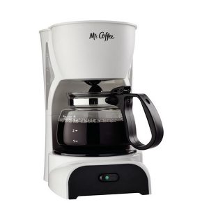 Mr. Coffee Pause 'N Serve 4 Cup White Coffee Maker M01Y