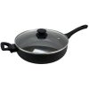 Oster Ashford 5 Quart Saute Pan with Lid in Black O18U 1