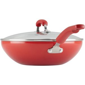 Rachael Ray Classic Brights Aluminum Nonstick Stir 11 Fry Pan with R17U 2