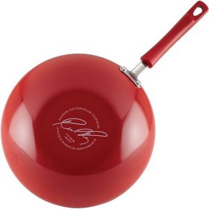 Rachael Ray Classic Brights Aluminum Nonstick Stir 11 Fry Pan with R17U 4