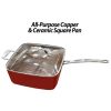 Red Copper 6473383 10 in. 4.5 qt. As Seen On TV Ceramic Copper R17K 1