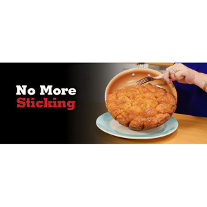 Red Copper Ceramic Copper Fry Pan 12 in. Red Total Qty 1 R17P 5