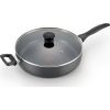 T Fal Basic Easy Care 5 Quart Non Stick Black Jumbo Cooker Saucepans T18U 1